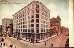 No. 4000 Caswell Block Postcard