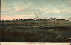 Bird's Eye View of Town Fort Reno, OK Postcard Postcard