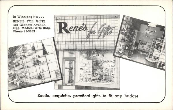 Rene's for Gifts Winnipeg MB Canada Manitoba