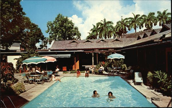 Fort Young Hotel Swimming Pool Roseau Dominica Caribbean Islands