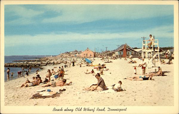 The Beach Along Old Wharf Road Dennis Port Massachusetts