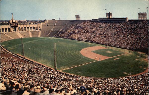 The Coliseum - The Dodgers Los Angeles California