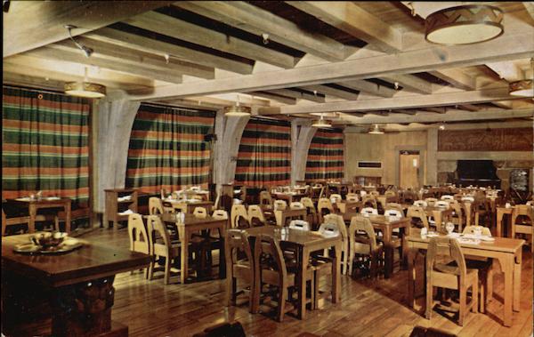 View of Dining Room Timberline Lodge Oregon