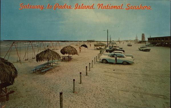 Gateway to Padre Island National Seashore Texas