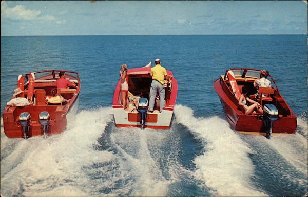 A Day of Fun - A Fast Boat - Water Skiing and A Boat Party