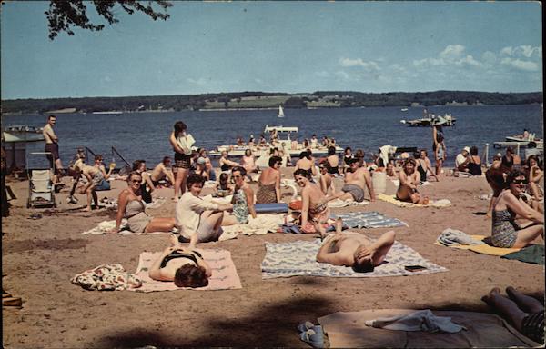 Bathing Beach Chautauqua New York