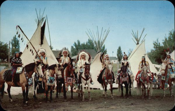 Indians of the Nez Perce Tribe Native Americana