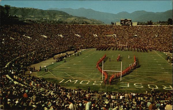 Between the Halves - Rose Bowl Pasadena California