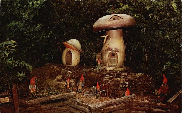 Grandfather Grundy's House in Fairy Tale Land at Busch Gardens Tampa Florida