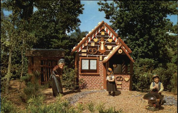 Hansel and Gretel in Dwarf Village, Busch Gardens Tampa Florida
