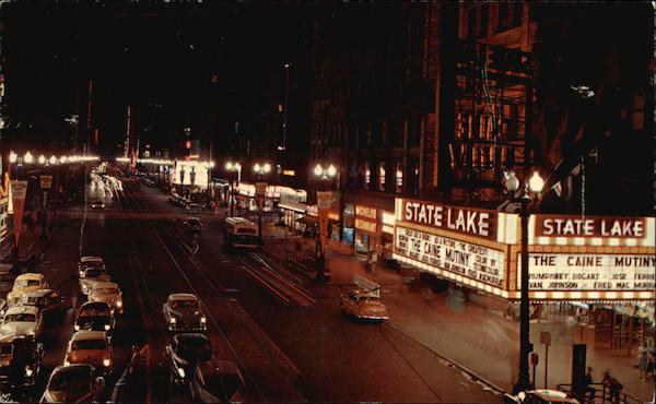 Looking South on State Street Chicago Illinois