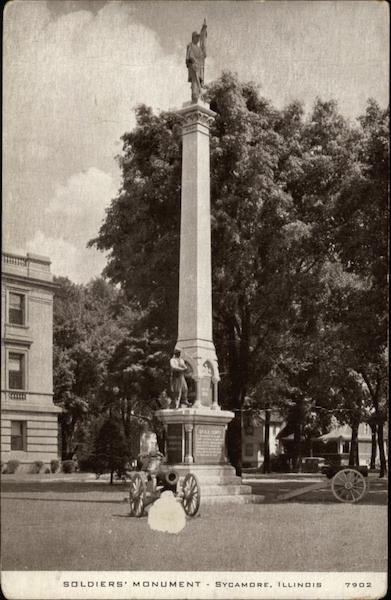 Soldiers' Monument Sycamore Illinois