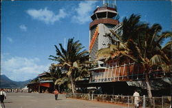 Honolulu Airport Postcard