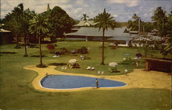 Kauai Inn - Kauai, Swimming Pool and Tropical Gardens Postcard