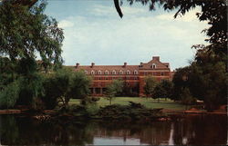 Oklahoma University Campus - Theta Pond Stillwater, OK Postcard Postcard