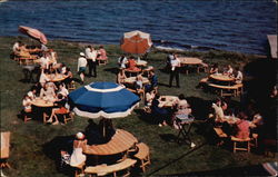 Minnesota's Largest Summer Resort Outdoor Buffet Luncheon Brainerd, MN Postcard Postcard