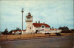 Chatham Light and Coast Guard Postcard