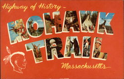 Highway of History, Mohawk Trail Postcard