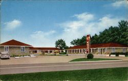 U. S. center Motel Smith Center, KS Postcard 
