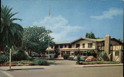 Santa Maria Inn - On the Mission Trail - Heated Swimming Pool California Postcard Postcard