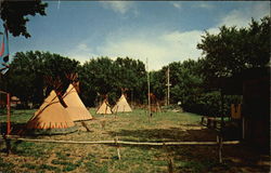 Red Cloud's Sioux Indian Village Nebraska Postcard Postcard