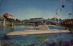Submarine Ride, Disneyland Postcard
