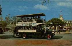 Disneyland Omnibus Postcard