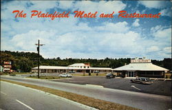 The Plainfield Motel and Restaurant Postcard