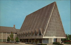 Masonic Temple Masonic Homes Postcard