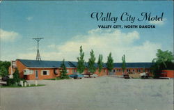 Valley City Motel, 1139 Main West Postcard