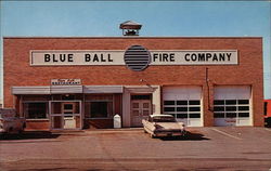 Town Hall Restaurant Blue Ball, PA Postcard Postcard