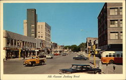 5th Avenue Looking West Clinton, IA Postcard Postcard