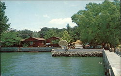 Sunset Lodge on beautiful Clear Lake - Lake Couty Postcard