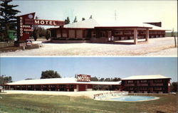 Redwood Motel Marshalltown, IA Postcard Postcard