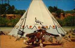 Redwing Hantogo - Kiowa Eagle Dancer Postcard