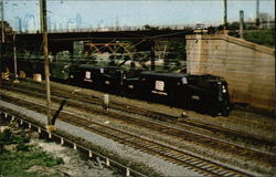Senator Robert F. Kennedy Funeral Train Philadelphia, PA Trains, Railroad Postcard Postcard