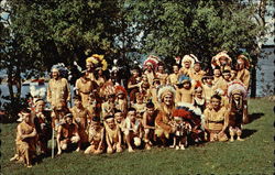 Ojibwa Indians Ontario Canada Native Americana Postcard Postcard
