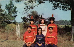 Koasati (Coushatta) Indians Elton, LA Native Americana Postcard Postcard