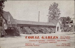 Coral Gables Plymouth, IN Postcard Postcard