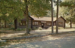 Pennsylvania Log Library, Kate Duncan Smith D.A.R. School Grant, AL Postcard Postcard