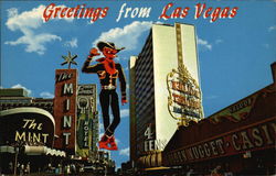 Greetings from Las Vegas Postcard