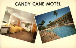 Candy Cane Motel Anaheim, CA Postcard Postcard