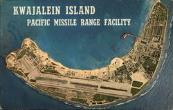 Kwajalein Island Pacific Missile Range Facility Postcard