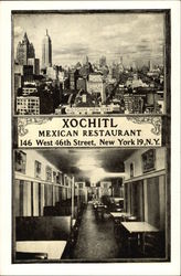 Xochitl Mexican Restaurant Postcard