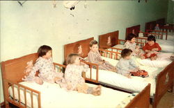 Bedtime at St. Louis Christian Home Postcard