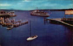 Steamer Mount Washington Lake Winnipesaukee, NH Postcard Postcard