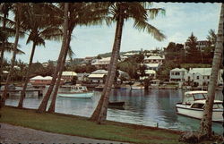 Flatt's Inlet and Village Bermuda Postcard Postcard