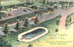 Hal Orr's Motel - Highway 301 Rocky Mount, NC Postcard Postcard
