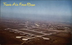 Travis Air Force Base California Postcard Postcard