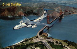 C 141 Starlifter Travis Air Force Base Postcard